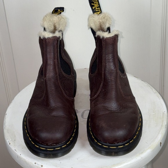Dr. Martens AirWair Unisex Ankle Boots 6M, 7.5W, 38 EU Pull On with Tags, Brown - Picture 1 of 6